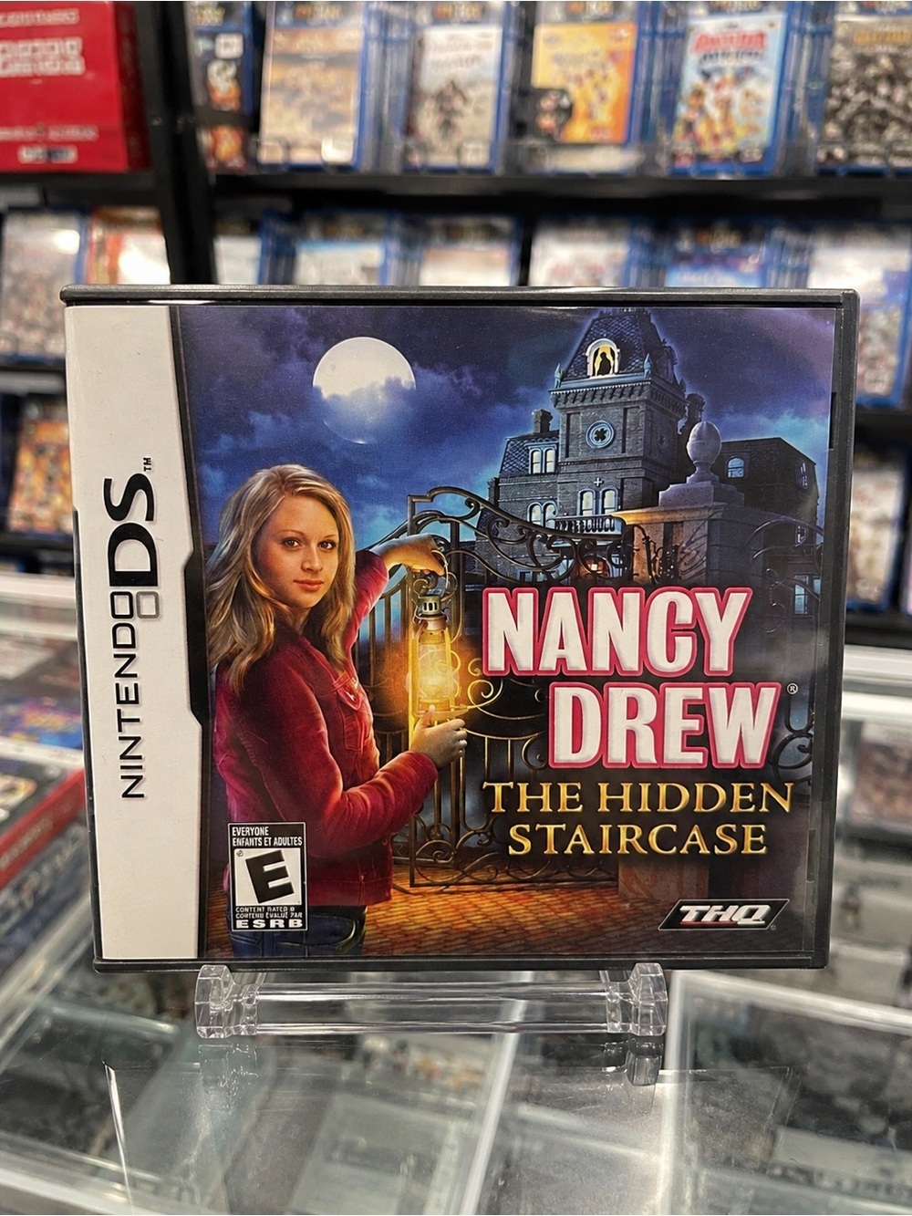 Nancy Drew The Hidden Staircase Nintendo DS CIB Complete Tested Working